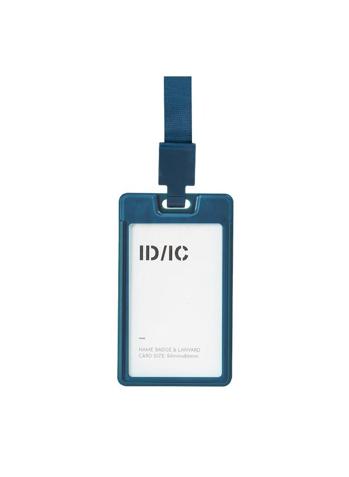 Deli Name Badge With Lanyard Blue - Image 1