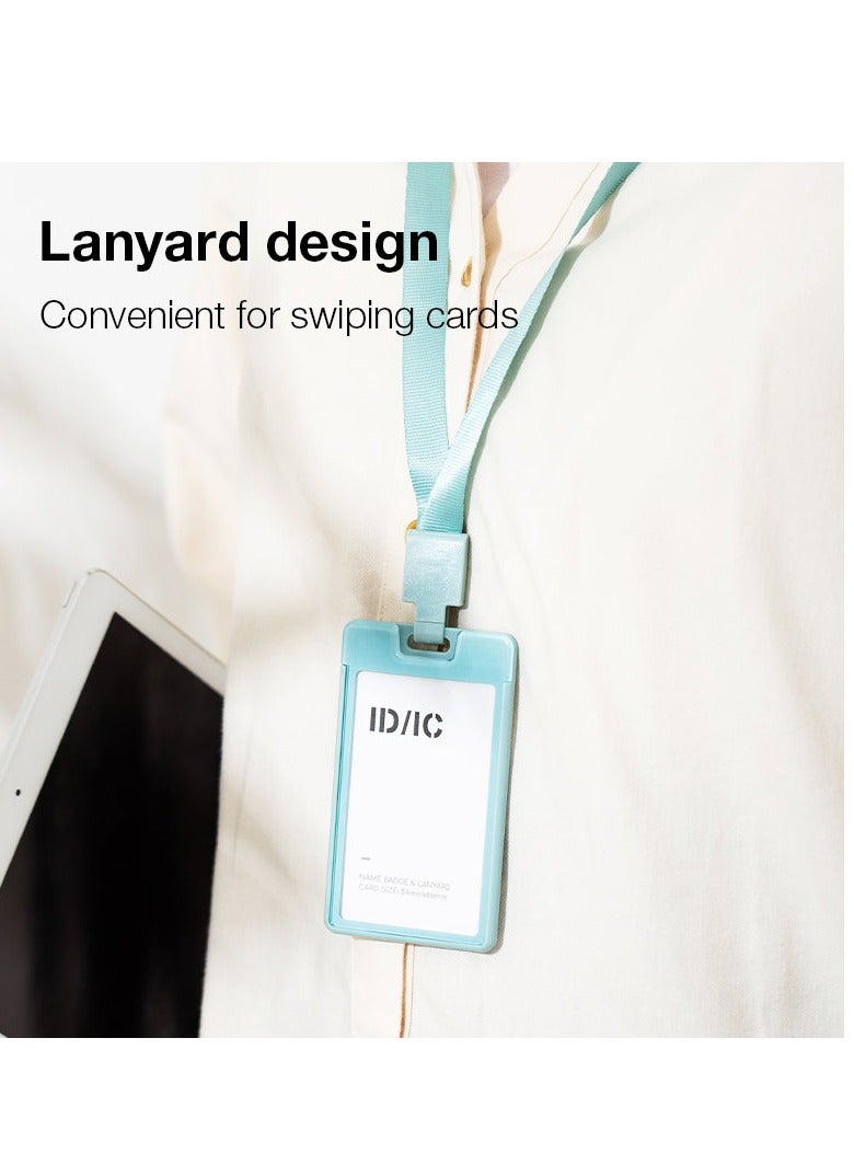 Deli Name Badge With Lanyard Blue - Image 2