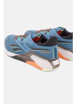 Reebok Men Nano X2 Adventure Lace Up Training Sports Shoes, Blue Combo  - Image 2