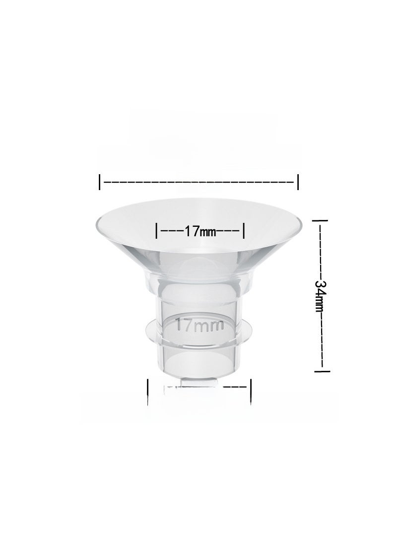Generic Breast Pump Flange Adapter Wearable Reducer 17mm converter 