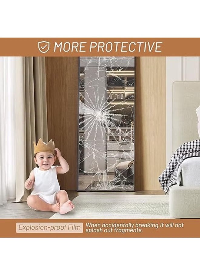 Taimi - Taimi Anti-shatter Rectangular Mirror 160x50cm With Black Stand - Image 1