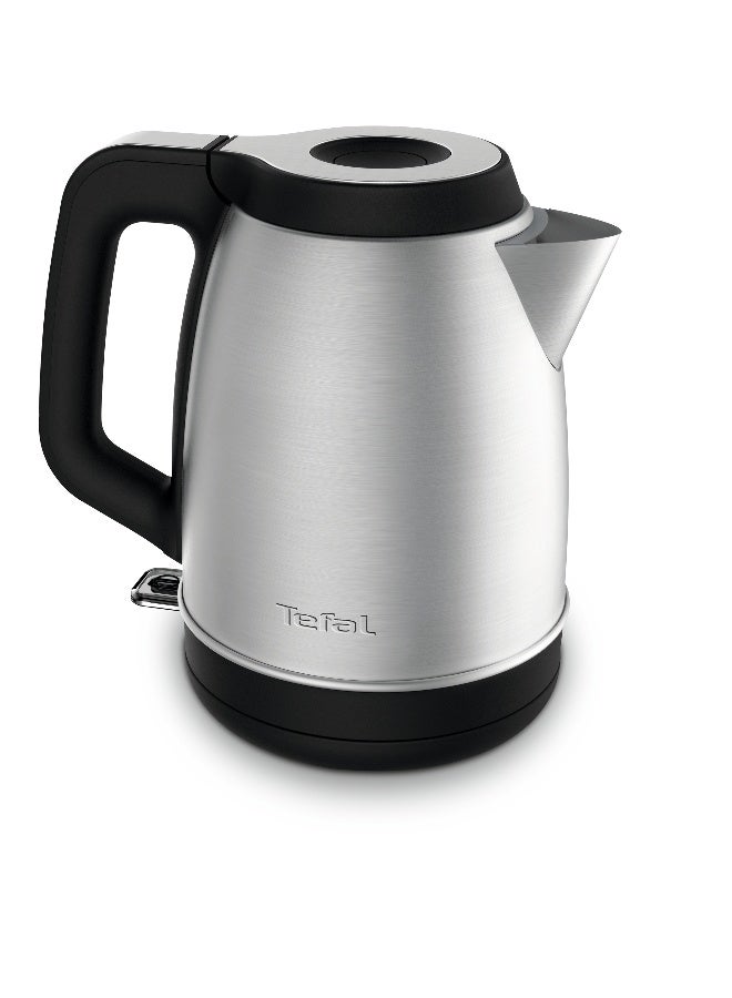 Tefal Kettle | Express Large Capacity Electric Kettle | Plastic/Stainless Steel |  2 Years Warranty 1.7 L 2400 W KI280D27 Silver-Black - Image 1