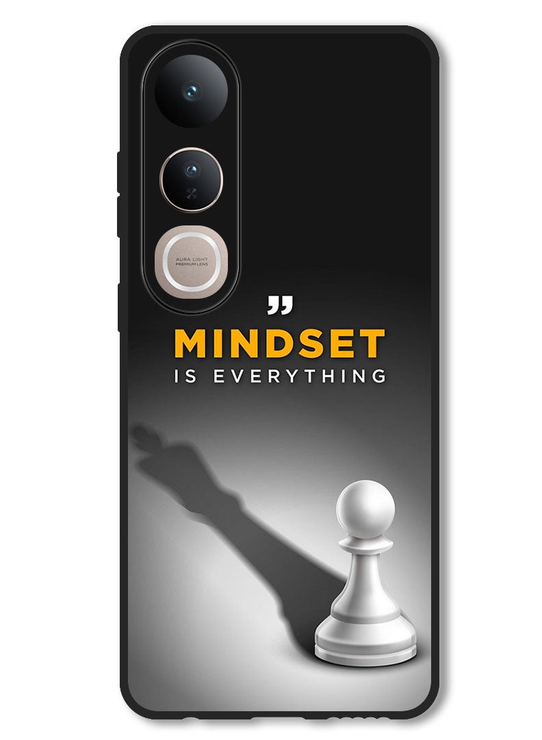 Theodor Case Compatible with Vivo V50 Lite Protection Shockproof Bumper Cover Mindset is Everything (2) - Image 1