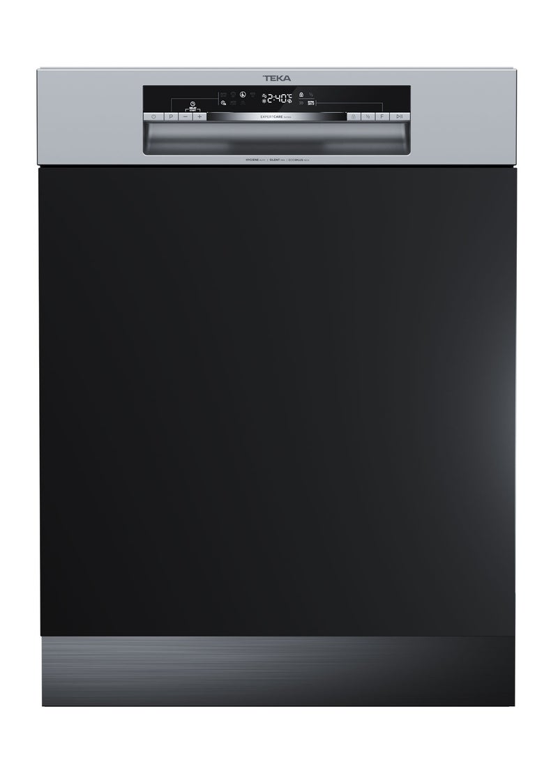 TEKA Partially Integrated Dishwasher ExpertCare Series with 13 Plate Settings, 7 Washing Programs, 4 Special Functions and Smart Dirt Sensor DSI 46750 SS  - Image 1