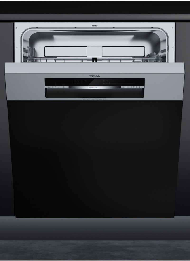 TEKA Partially Integrated Dishwasher ExpertCare Series with 13 Plate Settings, 7 Washing Programs, 4 Special Functions and Smart Dirt Sensor DSI 46750 SS  - Image 3