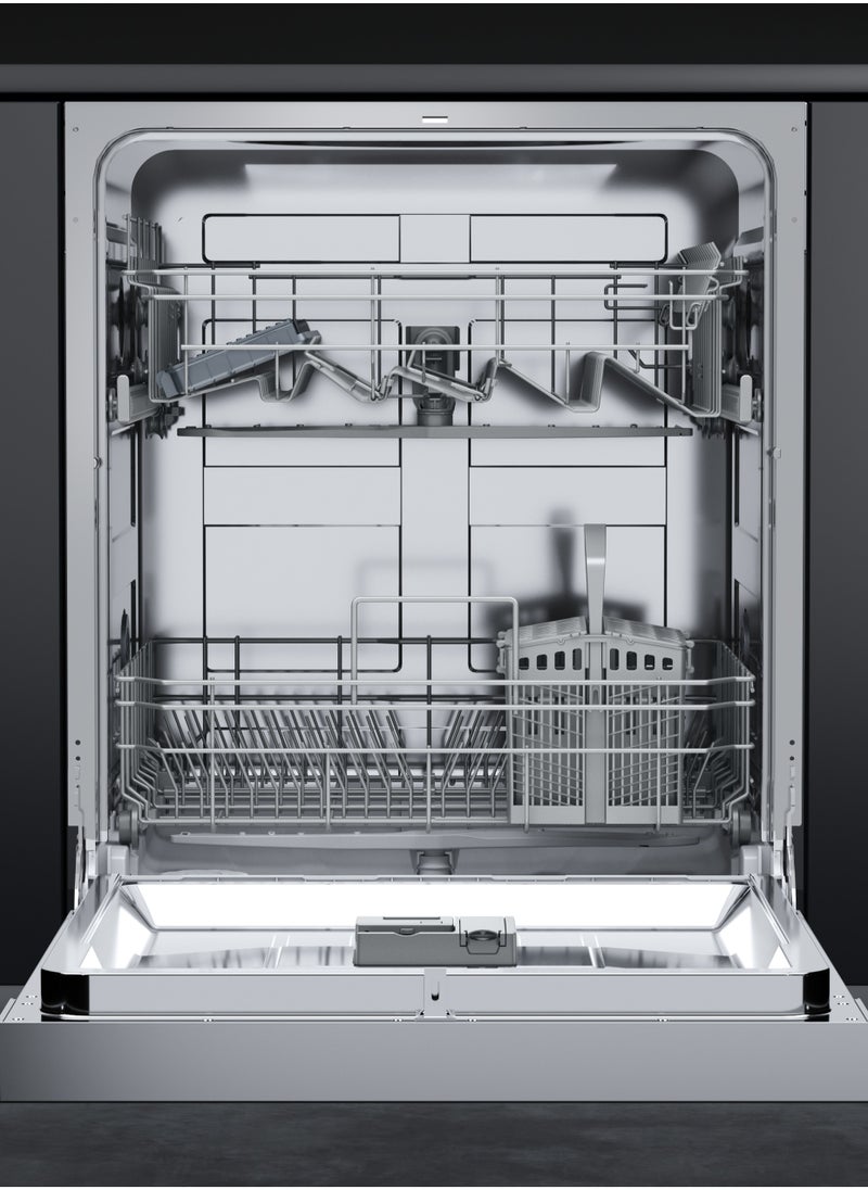 TEKA Partially Integrated Dishwasher ExpertCare Series with 13 Plate Settings, 7 Washing Programs, 4 Special Functions and Smart Dirt Sensor DSI 46750 SS  - Image 5