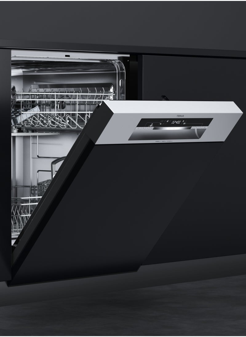 TEKA - Partially Integrated Dishwasher ExpertCare Series with 13 Plate Settings, 7 Washing Programs, 4 Special Functions and Smart Dirt Sensor DSI 46750 SS - Image 1
