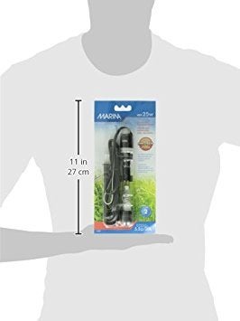 Marina Submersible Aquarium Heater, Betta Fish Tank Heater, 25-Watt, 11230, Black - Image 2