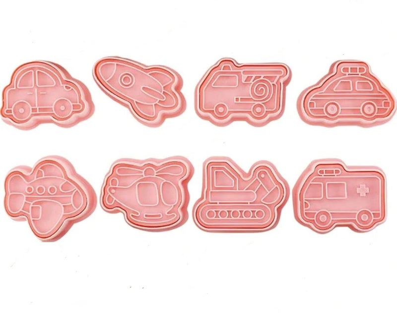 Generic Transportation Cookie Cutter Set of 8 Pieces - Image 1