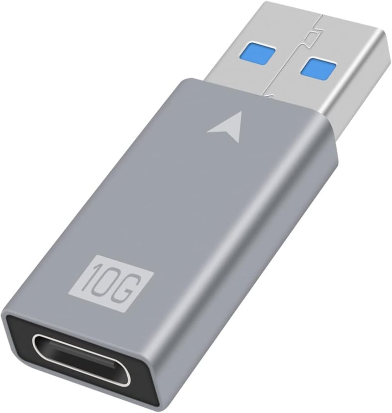 Tobo محول USB C أنثوي إلى USB ذكر، محول طاقة USB-C بسرعة 10Gbps، محول USB C إلى USB 3.1 يدعم حتى 5V 3A من خرج الطاقة للهواتف المحمولة، أجهزة الكمبيوتر المحمولة. 1 عبوة (TD-1032TC) - Image 1