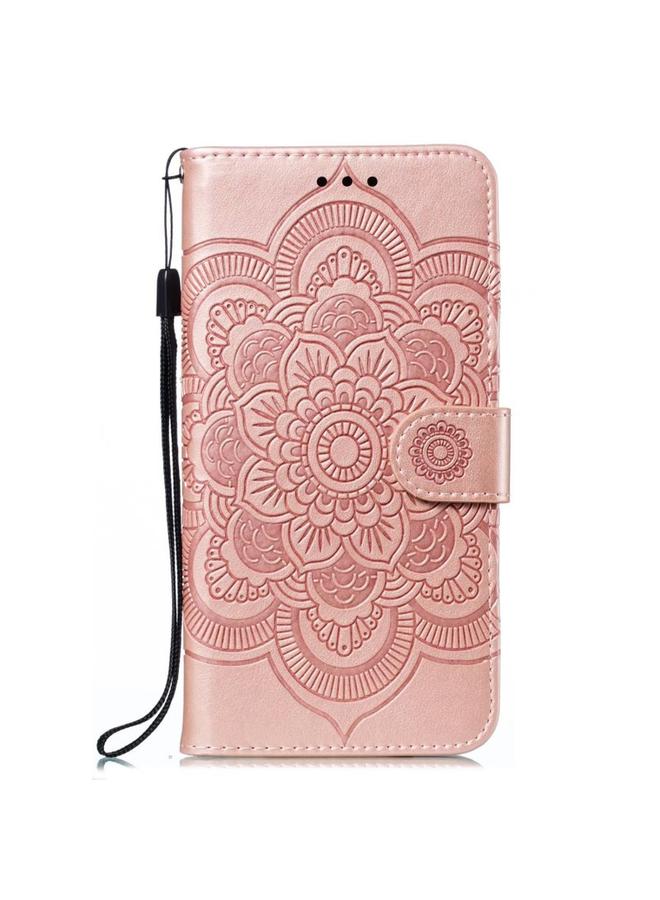 اس-توب جراب جلدي لهاتف Realme C12 بنقشة ماندالا الشمسية - Image 2