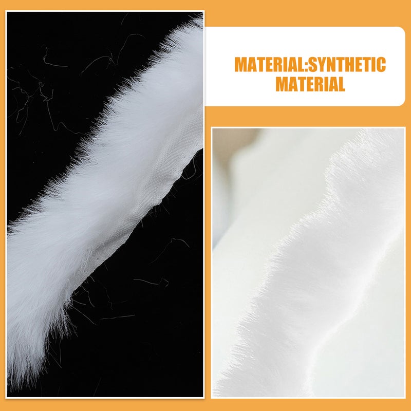 Faux Fur Fabric Trim, Soft and Sturdy for Capes Hats, 4 Meters Versatile Craft Use - Image 5
