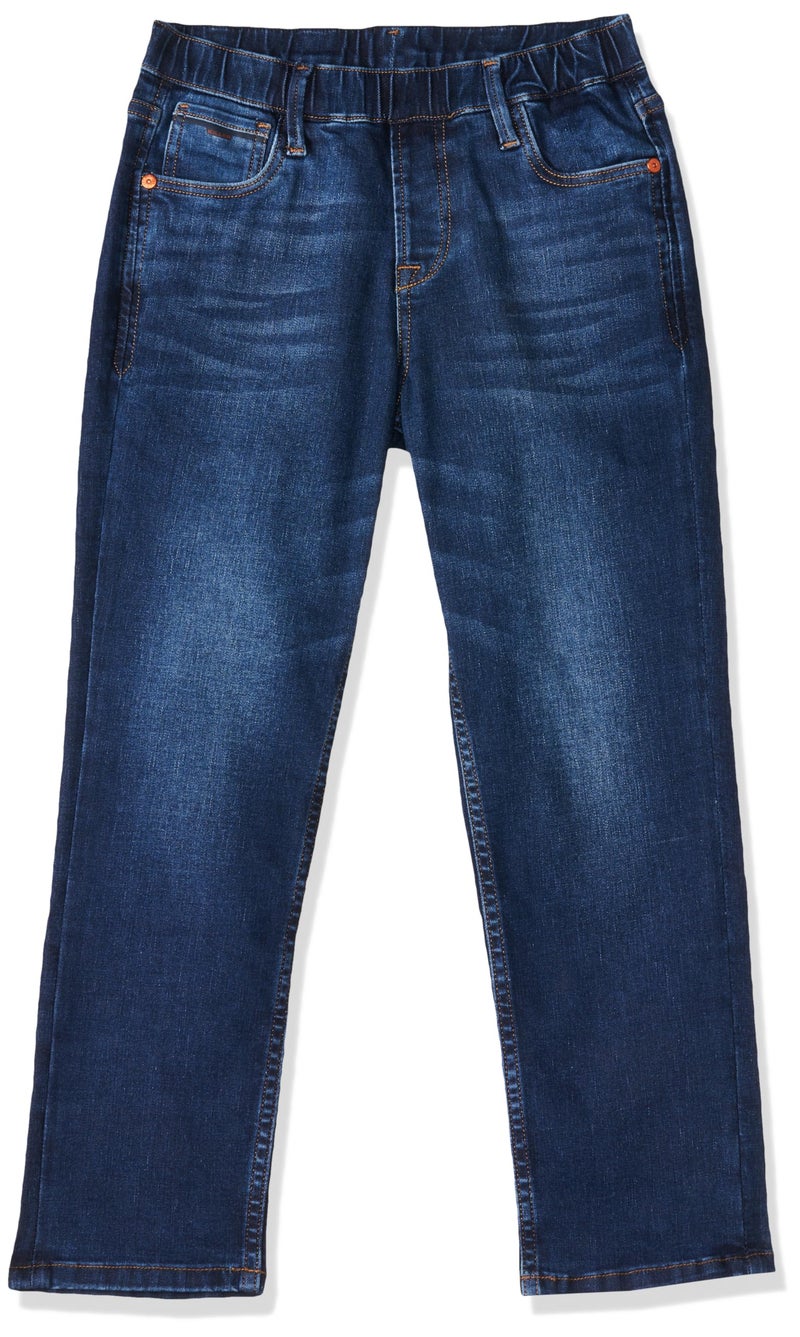 KILLER Junior Dark Indigo Solid Straight Cotton Blended 5 Pocket Jeans for Kids - Image 5
