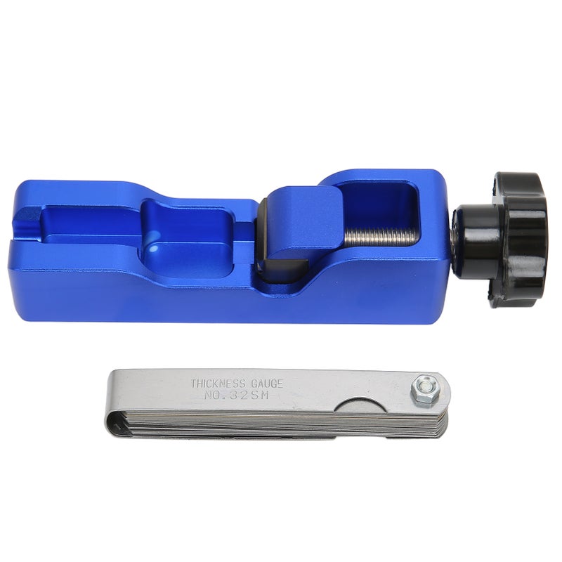 Spark Plug Gap Tool with Feeler Gauge Universal for NGK 5671A 10mm 12mm 14mm 16mm Spark PlugsBlue - Image 1
