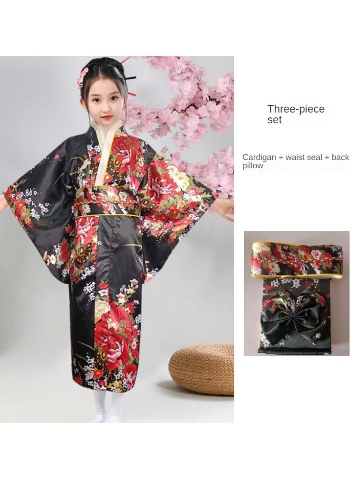 general Japanese traditional dress kimono robe for kids girls costume - Image 1