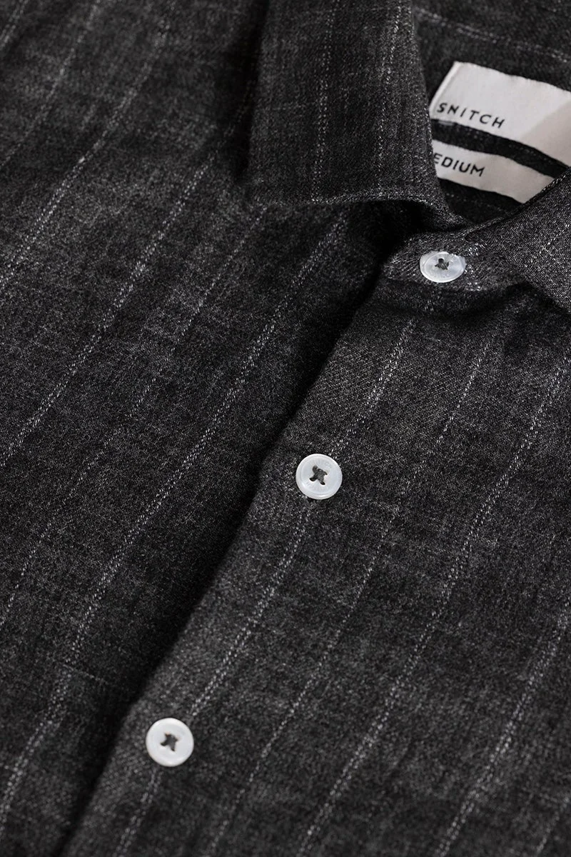 SNITCH Charbonyx Stripe Black Shirt