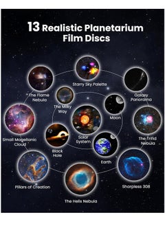 HD Astronaut Planetarium Projector, Galaxy Projector for Bedroom, HD Replaceable 13 Film Discs & Adjustable Focus Lens, Rocket Night Light, Timed Ceiling Light - pzsku/Z87DA67F482DFC9FAE015Z/45/_/1728047080/cdba323c-b683-4db2-82bf-30edb4183ea3