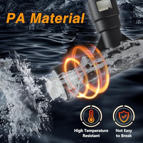 KPALAG 2 PCS HVAC Heater Inlet Hose Tee Connector Three-way Cooling Water Pipe Joint Compatible with Cadillac Escalade Chevrolet Silverado Suburban GMC Replace# 15055343 15055342 - Image 5