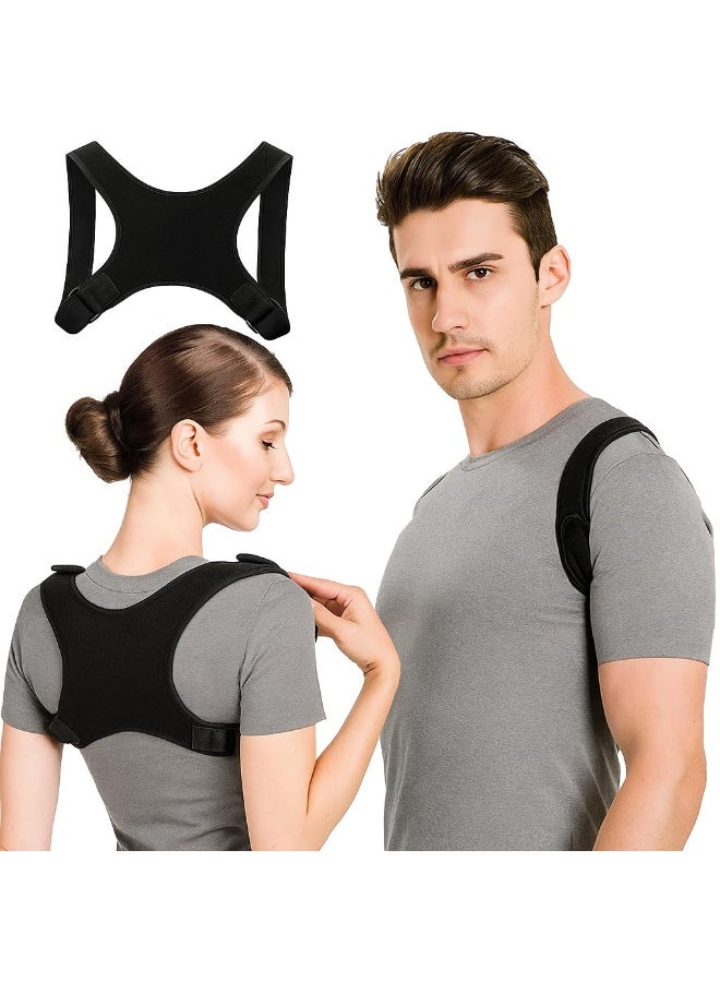Posture Corrector Back Brace for Men & Women | Comfortable Straightener for Spine, Shoulder & Neck Relax | Breathable Back Support for Lower Back Pain Relief, Adjustable & Discreet Fit - Image 1