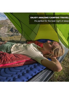 Arabest Camping Sleeping Pad, Ultralight Inflatable Sleeping Pad, Waterproof Sleeping Mat with with Foot Pump, Compact Lightweight Camping Air Mattress for Backpacking, Hiking, Tent (Blue)  - Image 5