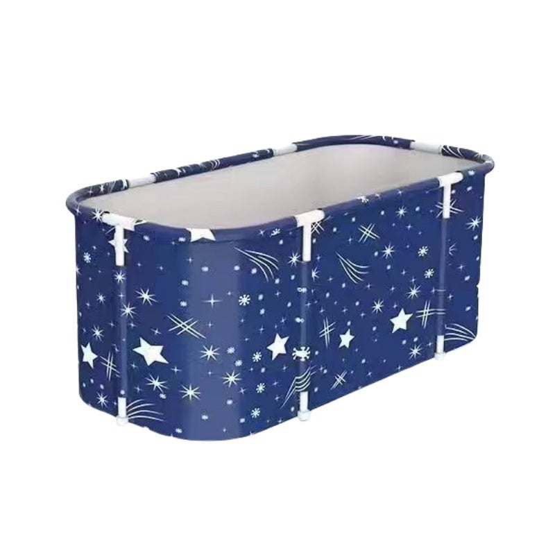 Long Bath Bucket Increased Medicine Bath Bucket Adult Foldable Bathtub Small Apartment Bath Artifact Adult Full Body Bathtub - Image 1