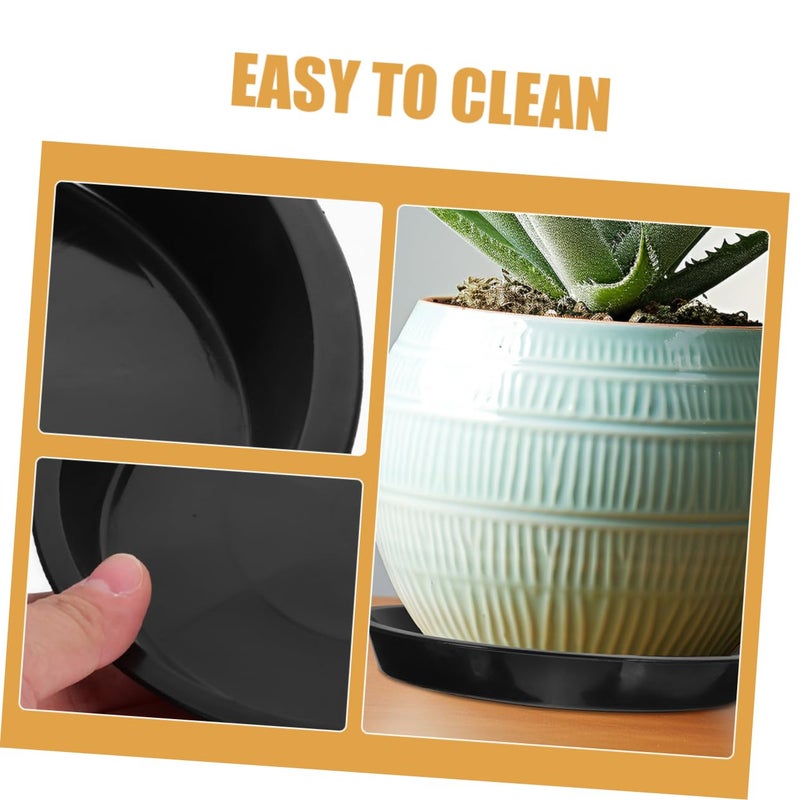 10 Pack Round Plant Drip Trays Saucers Water Catcher for Bonsai Pots - Image 4