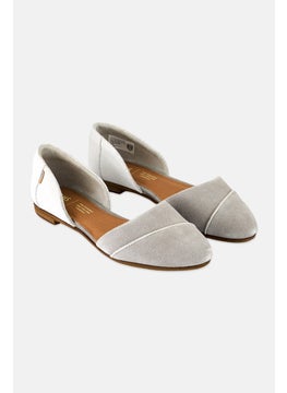 TOMS Women Jutdsa Suede Slip On Flats, Grey  - Image 1