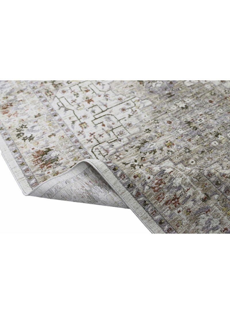 القفاري سجاد ريوف بتصميم عصري وملمس ناعم يضفي هدوءًا وأناقة على غرف النوم، 160×240 سم، كريم-بيج - Image 5