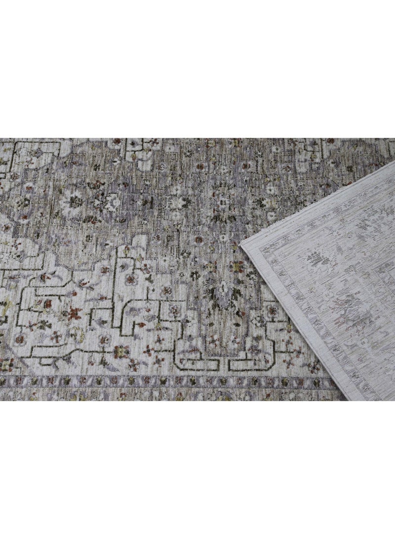القفاري سجاد ريوف بتصميم عصري وملمس ناعم يضفي هدوءًا وأناقة على غرف النوم، 160×240 سم، كريم-بيج - Image 4