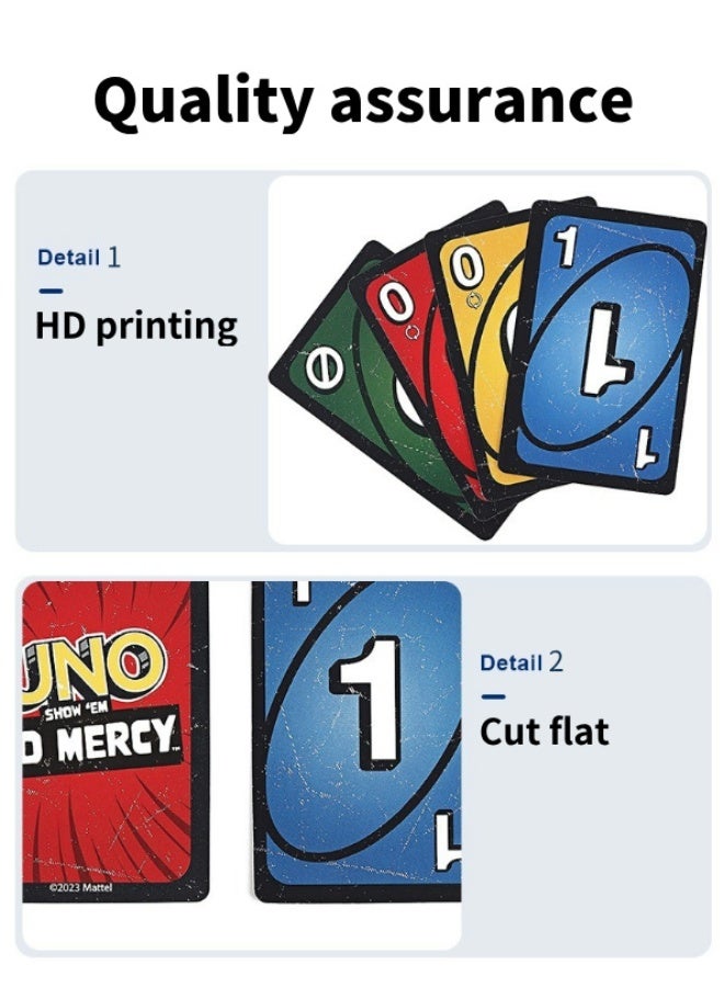 UNO Show 'em No Mercy, Family Night Game Where All Cards Are Wild for 2-10 Players  - Image 4