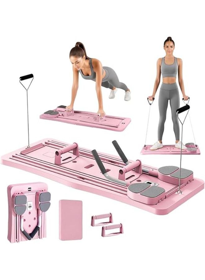 ماس منصة تمارين بيلاتيس متعددة الاستخدامات قابلة للطي – لوح لياقة 5 في 1 بديلة للأجهزة الرياضية وتناسب المنزل والسفر - Image 1