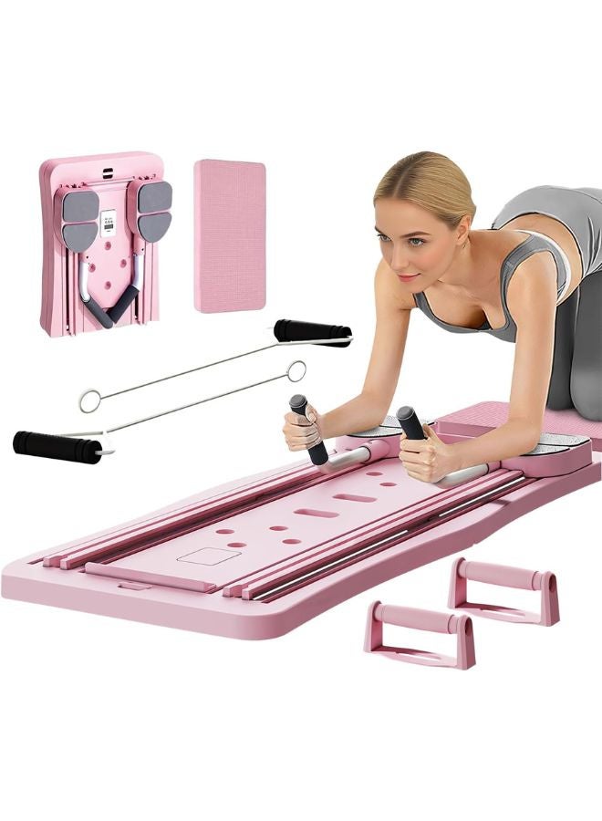 ماس منصة تمارين بيلاتيس متعددة الاستخدامات قابلة للطي – لوح لياقة 5 في 1 بديلة للأجهزة الرياضية وتناسب المنزل والسفر - Image 3
