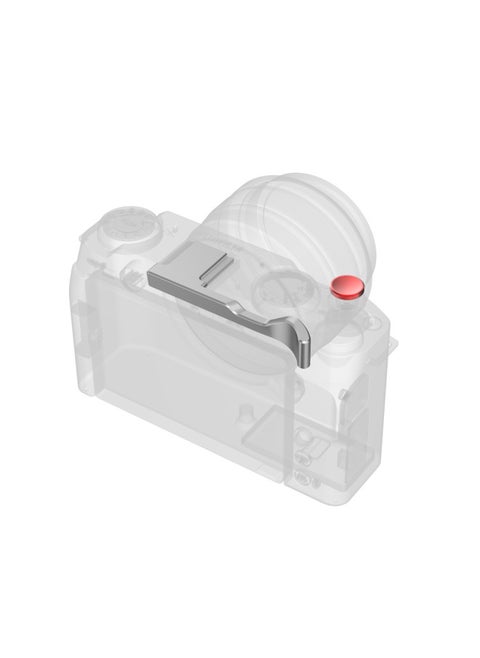 Suitable For Fuji XM5 Solid Wood Handle, Lightweight Design Akka Fast-loading Metal Base Color Value Protection Camera-Color:X-m5 Finger Handle (silver)