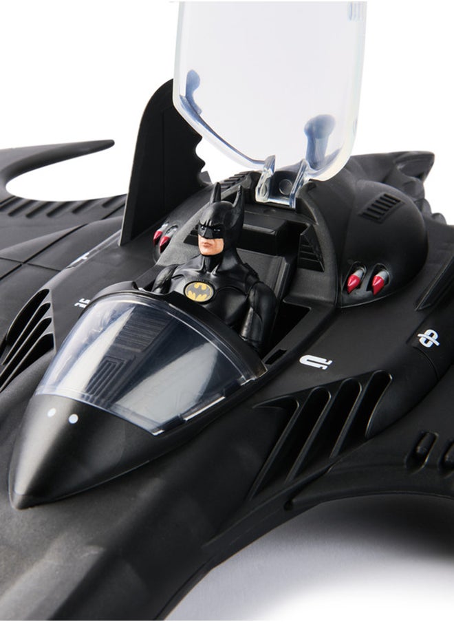 SPIN MASTER - DC Batman, Batwing and 10-cm Batman Set, 1992 Batman Returns Action Figure and 1989 Batwing, Limited Edition 85th Anniversary Collectible Kids’ Toys for Boys and Girls Aged 3 and Up - Image 1