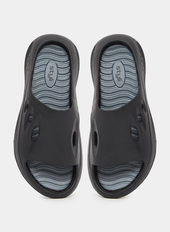 Styli Styli Plain Cut Out Chunky Slides