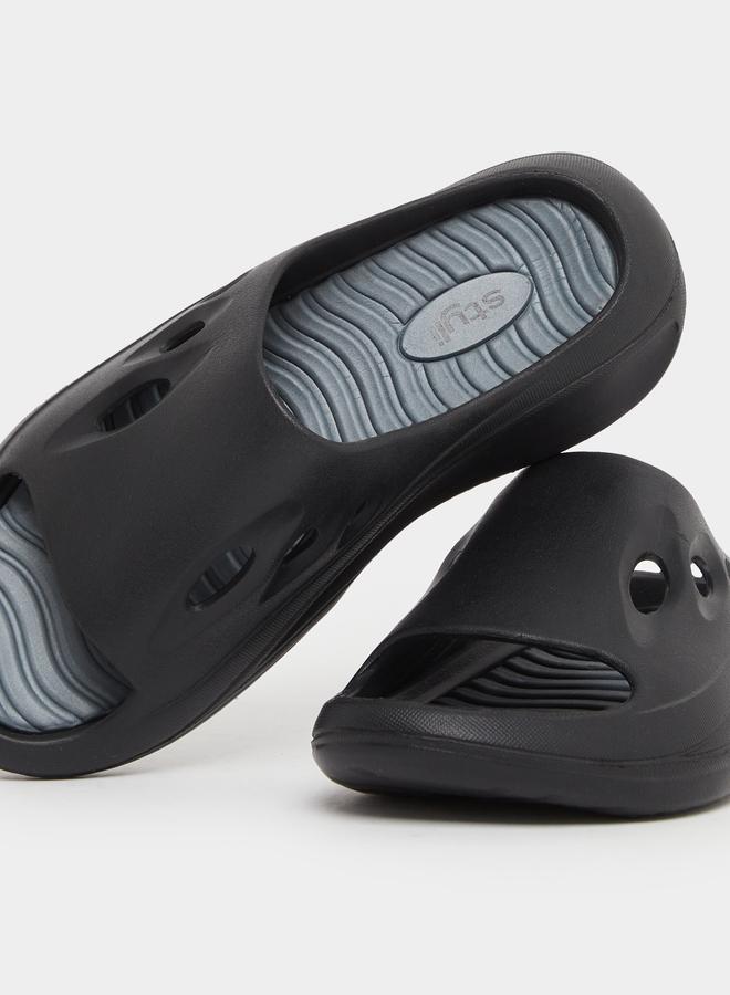 Styli Styli Plain Cut Out Chunky Slides  - Image 3