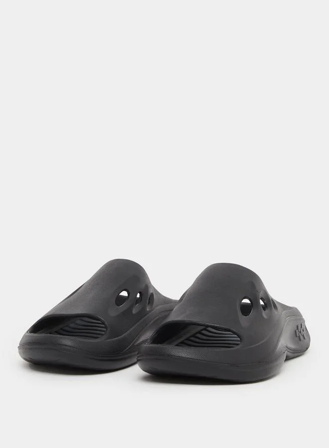 ستايلي Styli Plain Cut Out Chunky Slides