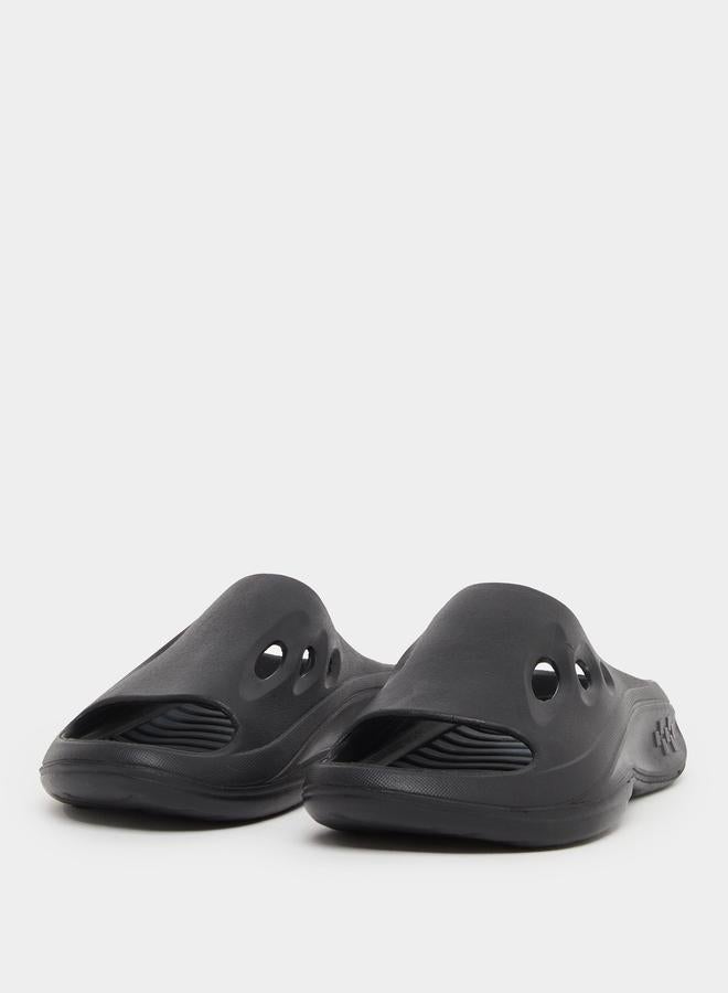 Styli Styli Plain Cut Out Chunky Slides  - Image 2