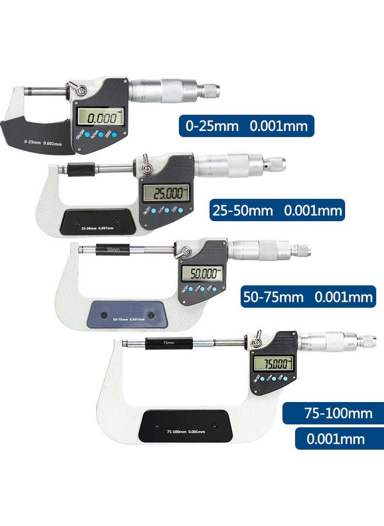 Kafenn Digital Electronic Micrometer 75-100 mm  - Image 2