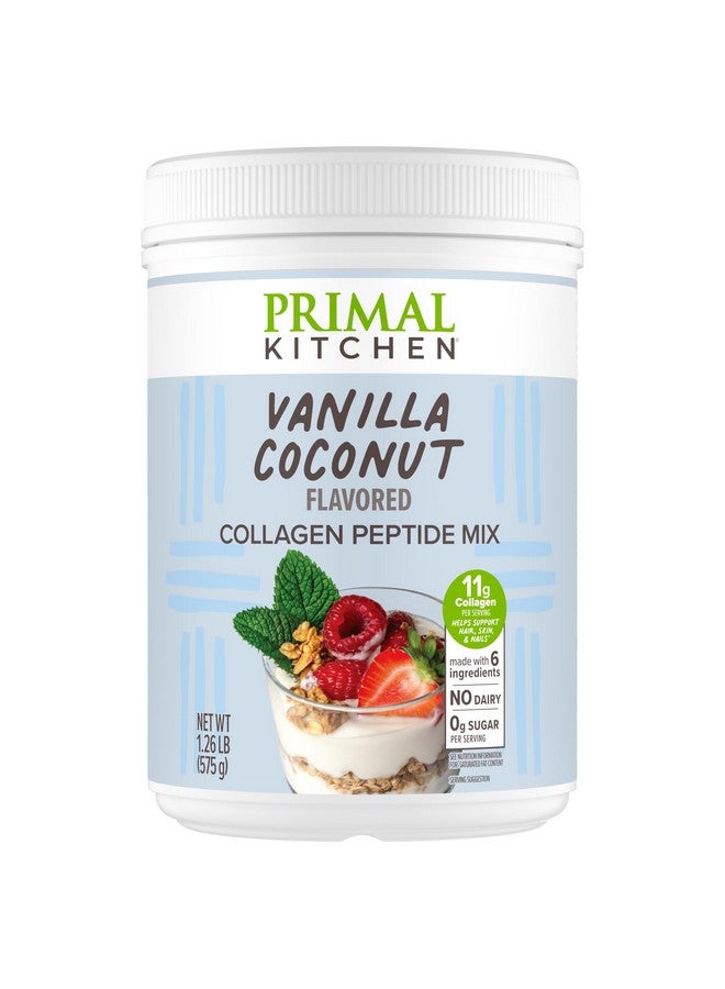 Primal Kitchen Vanilla Collagen Fuel® Drink Mix, Vanilla Coconut Collagen Peptides, No Dairy or Artificial Sweeteners, 20 Ounces - Image 1