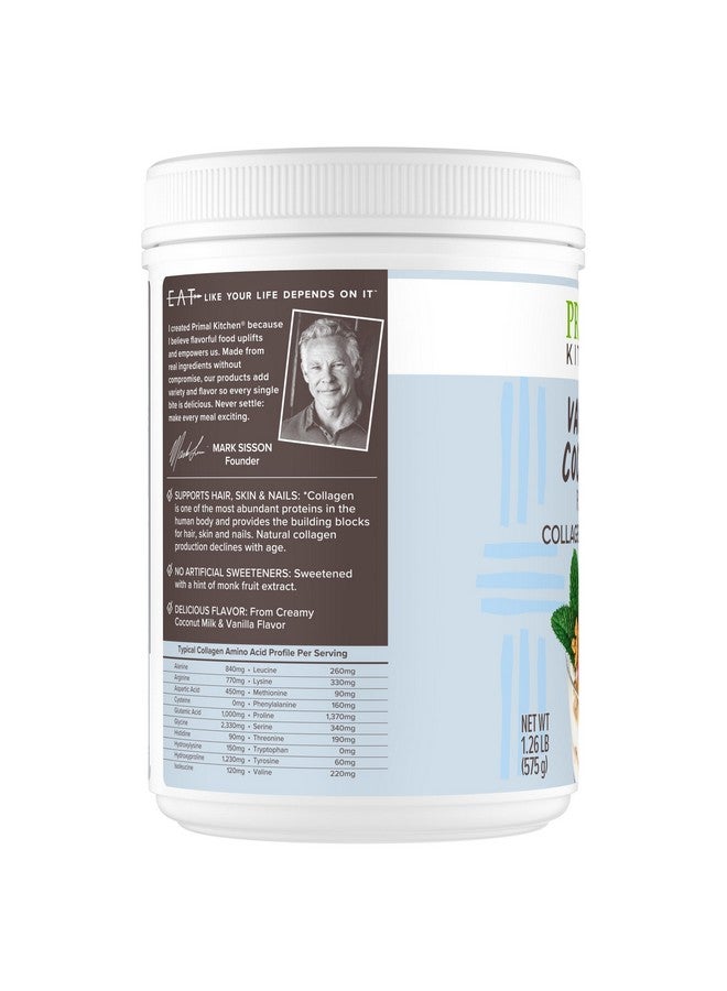 Primal Kitchen Vanilla Collagen Fuel® Drink Mix, Vanilla Coconut Collagen Peptides, No Dairy or Artificial Sweeteners, 20 Ounces - Image 3