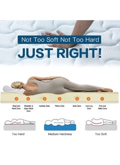 SULSHA Healthy Lux Premium White Premium White Back Comfort Soft Medical  Medical Mattress King Size 180x200x28 cm  - Image 4