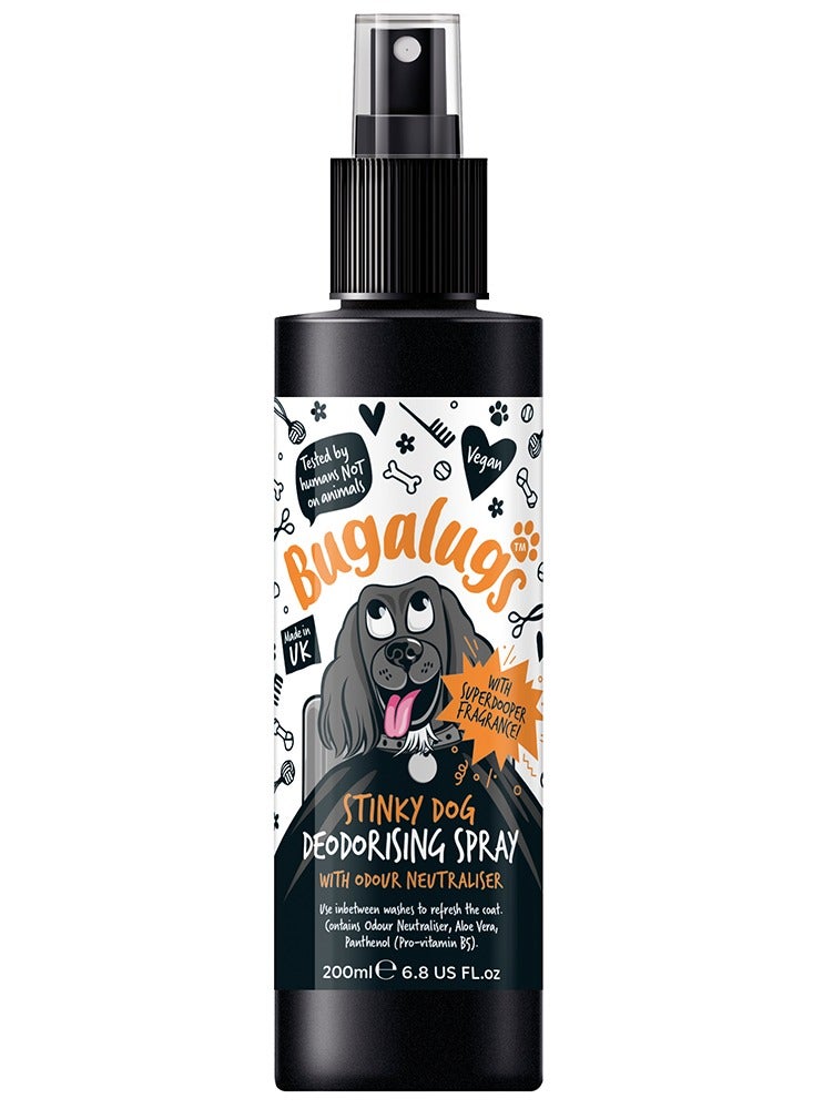 Bugalugs Stinky Dog Deodorising Spray 200ml (6.8 Fl Oz) - Image 1