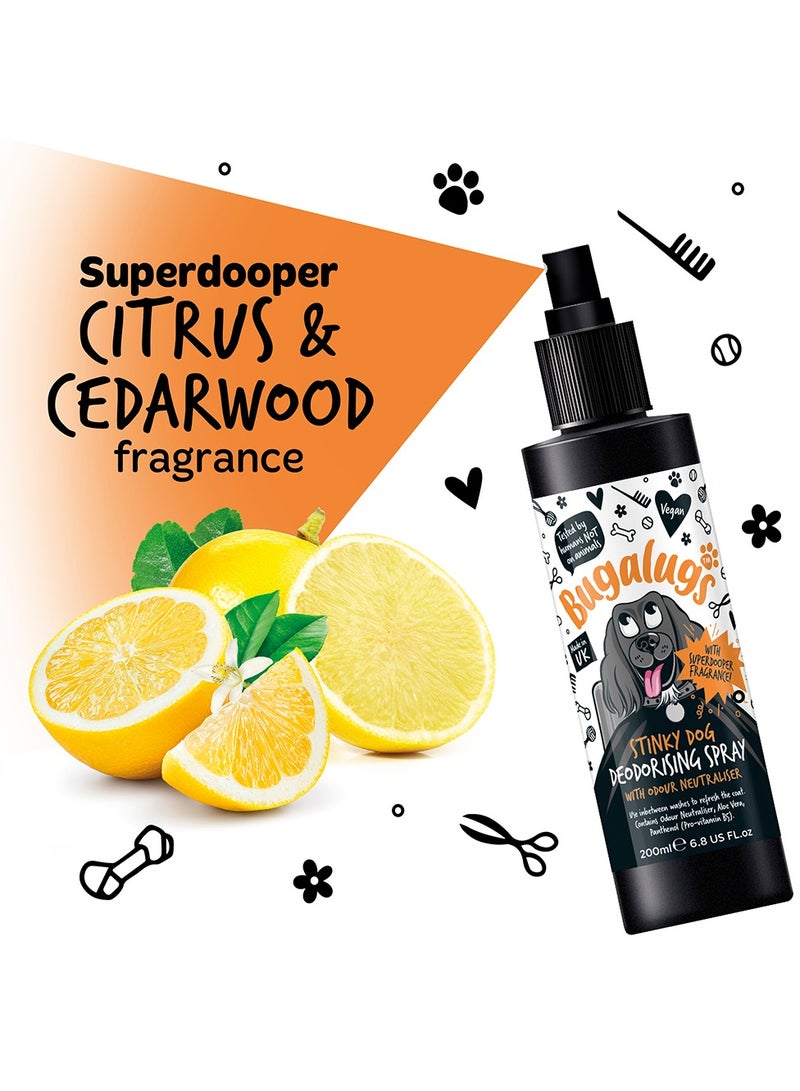Bugalugs Stinky Dog Deodorising Spray 200ml (6.8 Fl Oz) - Image 2