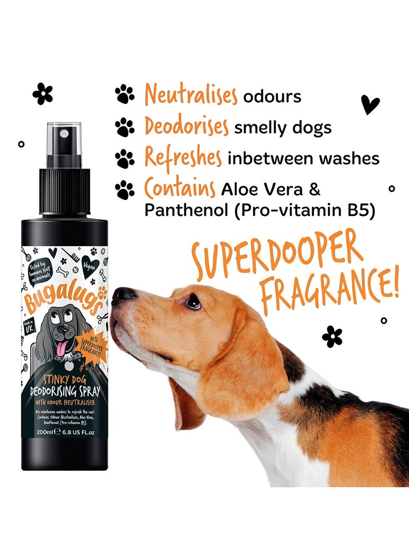 Bugalugs Stinky Dog Deodorising Spray 200ml (6.8 Fl Oz) - Image 3
