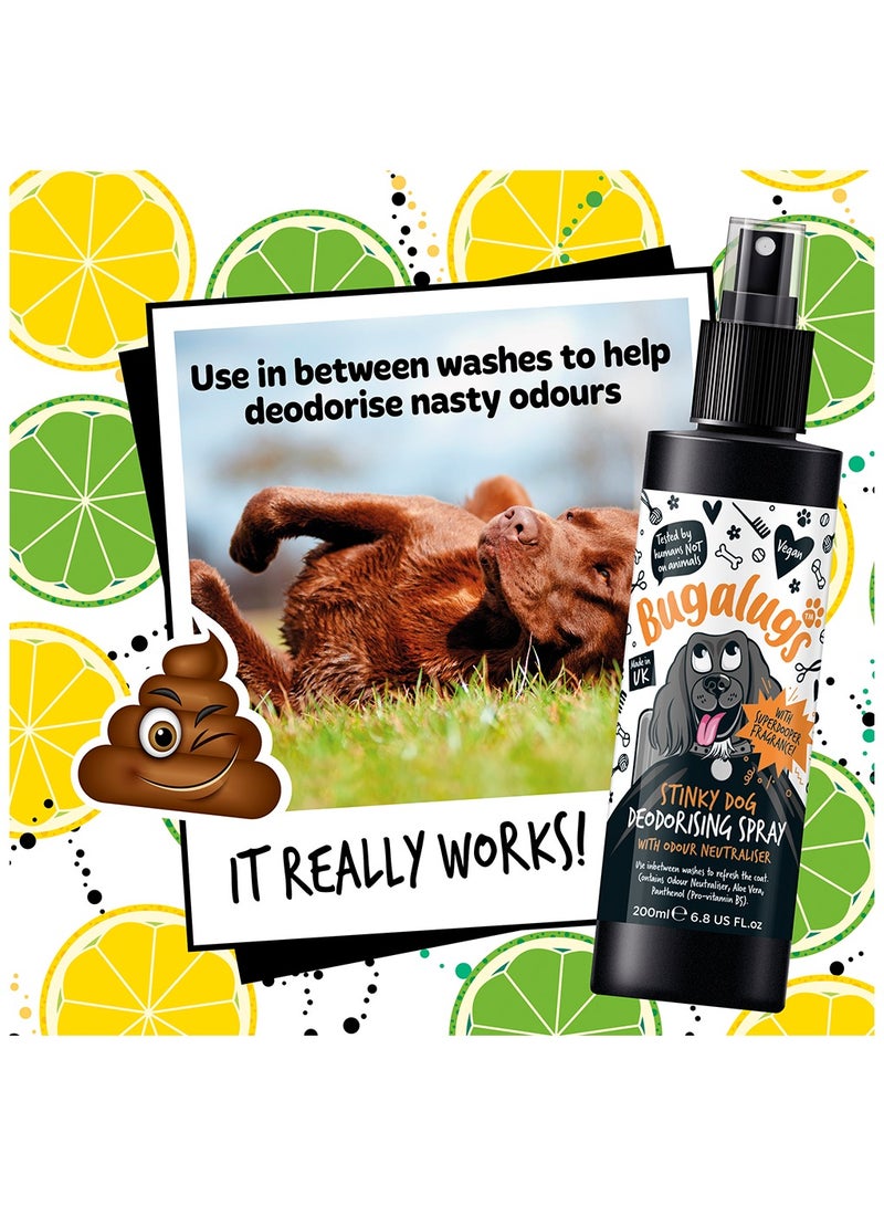 Bugalugs Stinky Dog Deodorising Spray 200ml (6.8 Fl Oz) - Image 4