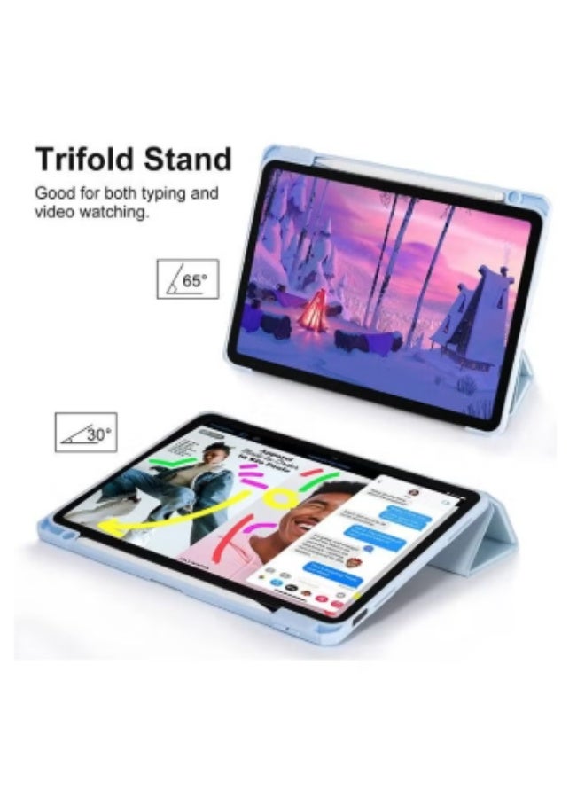 Case for iPad (A16) 11th 11 inch 2025/iPad 10th 10.9 inch 2022 Clear Transparent Back Shell with Pencil Holder, Auto Sleep/Wake Case Cover for iPad 10th 10.9inch 2022/iPad 11th 11inch 2025 - Image 4