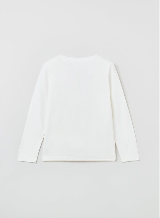 او في اس تيشيرت أوفس بناتي بأكمام طويلة حب العلاج - Image 2