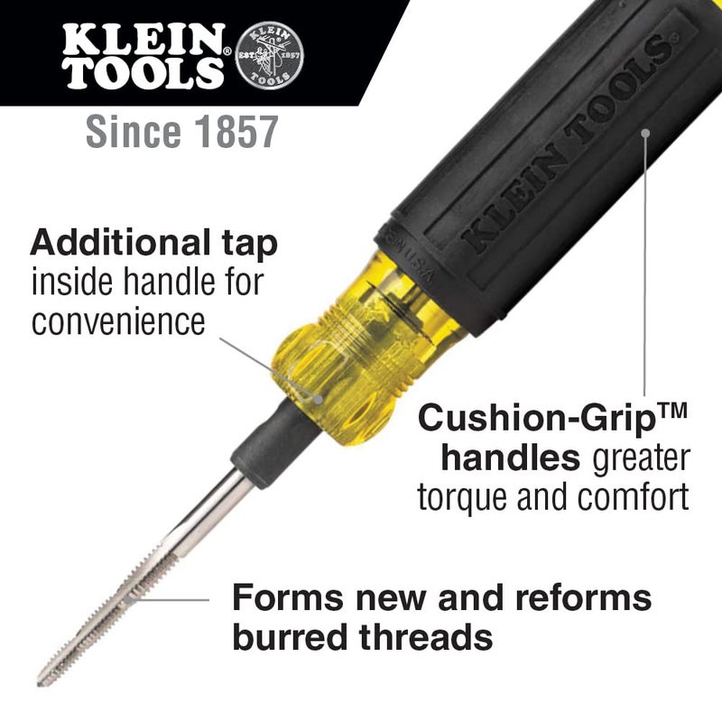 Klein Tools 626 Tapping Tool, 6-in-1, Cushion Grip - Image 2