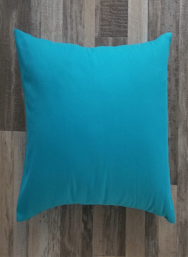 Ella & Max Turquoise Teal Vibrant Toddler Travel Pillowcase. Soft & Cuddly. Fits 13x18 & 14x19 Toddler Pillows. Easy to wash & no Ironing. Handmade in USA. Made of Luxury Microfiber Fabric. - Image 2